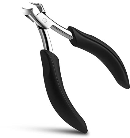 FVION Nagelschere, Profi Nagelzange für tief Eingewachsene Fußnägel, Präzision Kopfschneider für starke Fußnägel und Fingernägel für Dicke aus Edelstahl