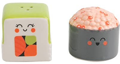 Mr. Wonderful WOA2211724SMZ1 Salero y pimientero, Multicolor, Estándar