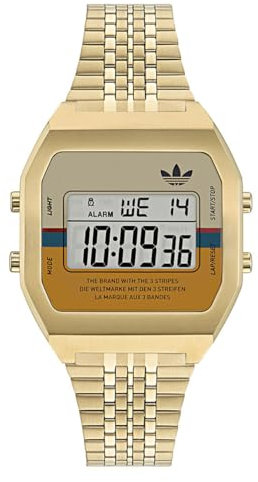 adidas Reloj Digital Two AOST23555 Hombre Dorado
