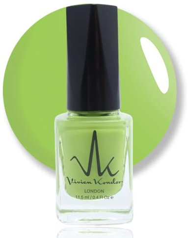 Lime Green Classic Nail Polish Quick Drying Nail Varnish Long lasting No UV Need Vegan Classic Nail Polish