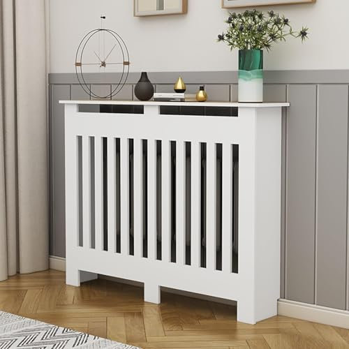 Ripiano Per Mobiletto Riscaldante Mobiletto Da Pavimento Per Bagno, Copritermosifone Design Moderno Doghe Verticali, Copritermosifone In Stile Moderno, Copritermosifone Moderno A Doghe Orizzontali(60*