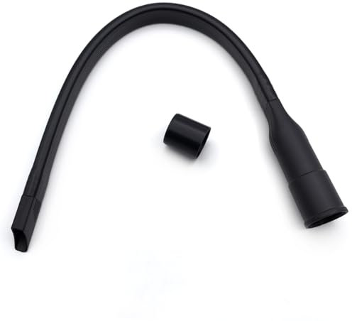 ShigKeu Extra Long Flexible Crevice Tool for Hoover Nozzles Two Connection Sizes 35/32mm for All Vacuum Cleaner Crevice Tool (Black)