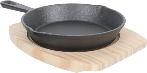 QTYQWC 1 Set de sartén de Hierro Fundido freír sartén Antiadherente Mini sartén de panqueque redondeo asado de planchas