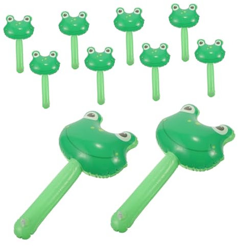 GETAJGHSD 10 Stück Aufblasbare Spielzeughammer Aus Pvc Mit Glocke Kleine Pool Party Hämmer Leichtes Hammerspielzeug Für Kindergeburtstag Und Partyspaß