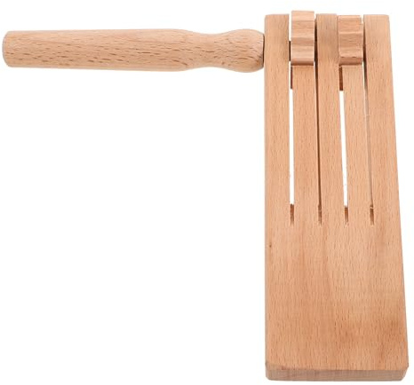 Beaupretty Wooden Soundboard Noise Maker Matraca for Party Blowers Noisemakers Preschool Music Toy and Boy Girl Musical Instruments Lightweight Wood Noisemakers Cheering Noise Maker for Sport