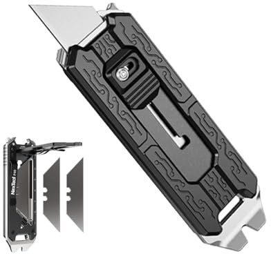 NexTool E20 Multitool Mini Cuttermesser, 8-in-1 Klappmesser Multi Tool,Kompaktes EDC-Werkzeug mit Magazin 3-Blade Auto-Change&Storage,Camping&Wander,Taschenmesser für DIY&Outdoor,Geschenk für Männer