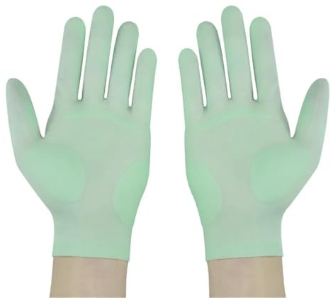 DKJAHSEK 2Pairs Silicone Nitrile Gloves Reusable High Temperature Waterproof Household Universal Kitchen Cleaning Glove Dishwashing Tool for Laundry & Gardening(Green)