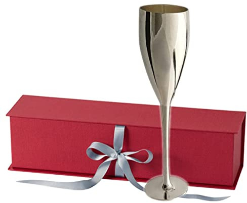 Högklassig champagneskål sektkelch sektkelsk Hamburg H 20 cm silverpläterad silverpläterad i toppbearbetning