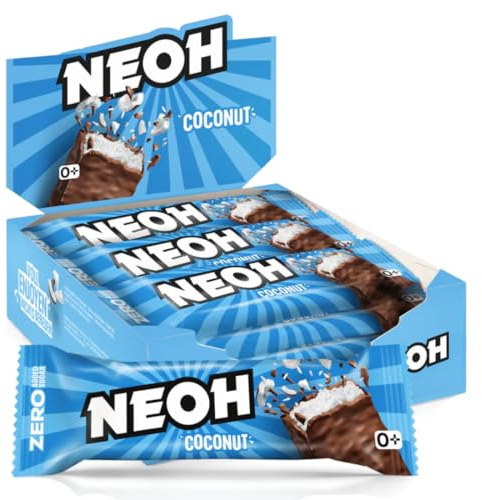 Neoh Kokosnuss-Schokoladenriegel, ohne Zuckerzusatz, 12er-Packung