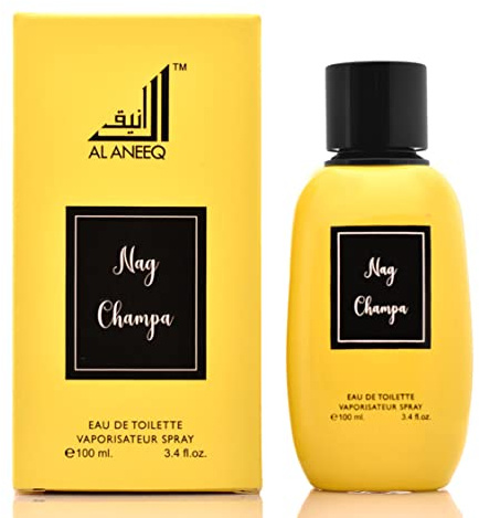 AL ANEEQ Nag Champa Perfume Spray EDT | Nag Champa for Women Eau de Toilette 100ml