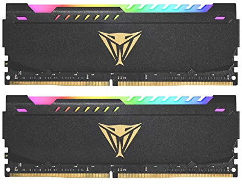 Patriot Viper Steel RGB DDR4 64GB (2 x 32GB) 3600MHz CL20 Gaming Arbeitsspeicher Kit