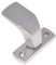 Aqbau® Pomello per porta con telaio fisso | Pomello per porta DI (argento)
