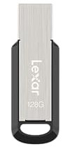 Lexar 128GB JumpDrive M400 USB 3.2 Gen 1 Flash Drive for Storage Expansion and Backup, Up To 150MB/s Read, Black (LJDM400128G-BNBNU)