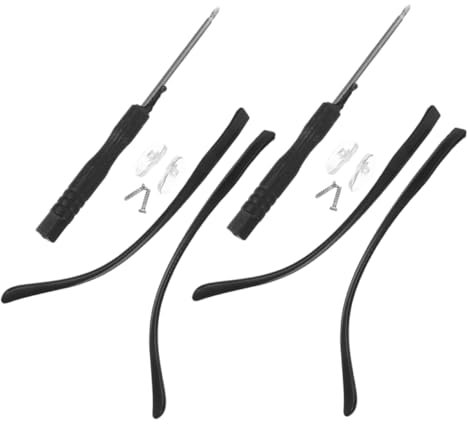 Healeved 2paare Brillenersatzarme Ersatzbrillenbügel Brillenbügelbeine Brillenreparaturteile Bügelersatz Für Brille Brillen Zubehör Ersatzteile Für Brillenrahmen Brillenarmersatz Bügel Für