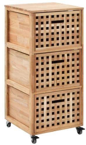 AJJHUUKI Artículos para el hogar, armario de baño, 41 x 41 x 91 cm, madera maciza de nogal, muebles de traje