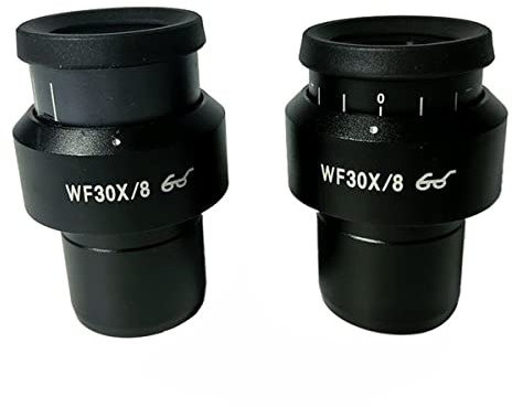 Mikroskopzubehör 1 Paar einstellbares breites Feld 30x-Mikroskop-Okular for Stereo-Zoom-Mikroskop Haltbarkeit und zuverlässige Leistung