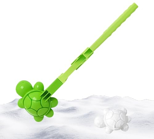 Molde para Bolas De Nieve | Clip De Tortuga con Mango,Juegos De Peleas De Bolas De Nieve Animales | para Niños Niñas Adultos Patio Exterior Jardín Escuela Césped Parque