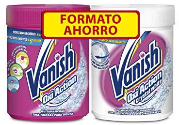 Vanish Oxi Action Fleckenentferner Staub Pulver 2 x 500 gr (1 kg) bunt