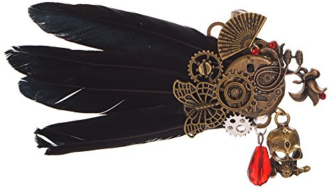 GRACEART Steampunk Getriebe Brosche (Style-07)