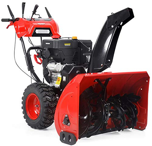 HECHT 9334 SQ Benzin-Schneefräse (9,5 kW/ 13 PS, 87cm Arbeitsbreite, 8 Gänge, Griffheizung)