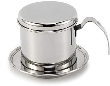 Acier inox ensemble de filtre à café vietnamien machine à café égouttoir goutteur