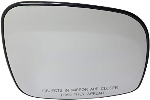 Kool Vue Mirror Glass Compatible with 2008-2010 Dodge Grand Caravan, Fits 2008-2010 Chrysler Town & Country with Backing Plate Mini Passenger Van, Fits Fleet Vehicles Passenger Side