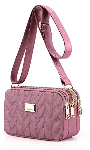 YANAIER Damen Handy Umhängetasche Schultertasche Wasserdicht Nylon kleine Tasche Handytaschen zum Umhängen Frauen Brieftasche