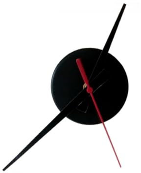 ShopINess Caja Circular Mecanismo de Movimiento de Reloj y Agujas para Relojes de Pared y de Vinilos Decoración de Hogar y Oficina