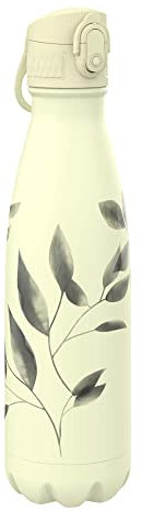 Ion8 Borraccia Termica Acciaio Inox, Senza Perdite, 500ml, Eco Verde