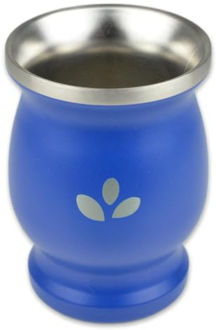 Delicatino - Safari Tallado - Argentinisches Mate-Trinkgefäß aus Kürbis 150-200 ml, Kürbis Tassen Set, Kürbis Becher, Yerba Mate Tee, Kürbis Tee, Bombilla nicht inklusiv