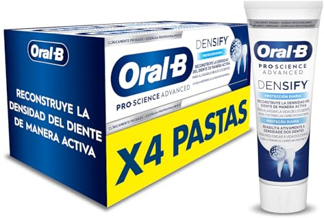 Oral B Zahnpasta Pro Repair, Zahnfleisch und Nagellack, neutralisiert Bakterien, reduziert Irritationen, stellt Mineralien des Zahnschmelzes wieder her, Original, 4 Packungen x 100 ml