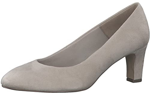 Tamaris Damen Klassische Pumps, Frauen Absatzschuhe,TOUCHit-Fußbett,stöckelschuhe,Absatzschuhe,high Heels,Heels,stoeckelschuhe,Ivory,38 EU
