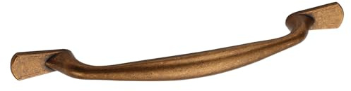 FURNIWARE 10 Stück Antiker Schrankgriffe,96 mm Bohrlochabstand Schubladengriff,Antiquitäten Brass Möbelgriff Schubladengriffe für Türen, Kommoden, Küchen, Truhen, Schränke