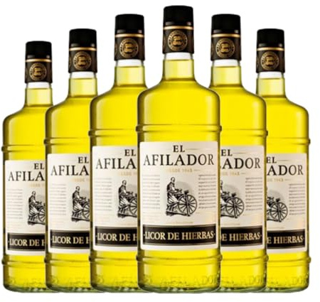 Licor de hierbas El Afilador El Afilador Botella Misil 1 L (Caja de 6 Botella Misil de 1 L)