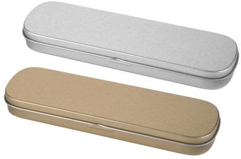 HAPINARY Metall Stiftebox Schreibtisch Organizer Federmäppchen Behälter Ausgleichendes Design Für Bleistifte Kugelschreiber