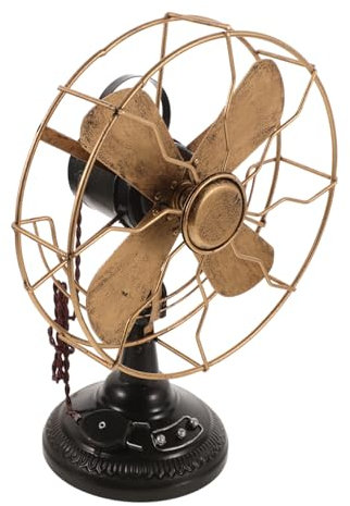 Zerodeko Ornement De Modèle De Ventilateur Rétro Par Coffee Shop Decor Décoration De Bureau De Style Ancien En Forme Déventail Décoration Rétro