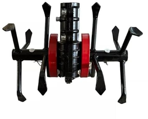 Gruppo Zappette Ø28 x 9 Denti per Decespugliatori,Motozappa E Tagliaerba con SENSO DI ROTAZIONE ORARIO E ANTIORARIO + IN OMAGGIO GRASSO DA 10g