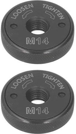 Tuercas de brida de amoladora angular M14 de liberación rápida, placa de presión de bloqueo automático, rueda de herramienta de fijación en husillo, adecuada para la mayoría de