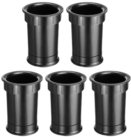 QUARKZMAN 5Pezzi 75x110mm/3 x 4.3 pollici Speaker Port Tube Subwoofer Bass Box Tube Bass Woofer Box Speaker Box Bass Air Port