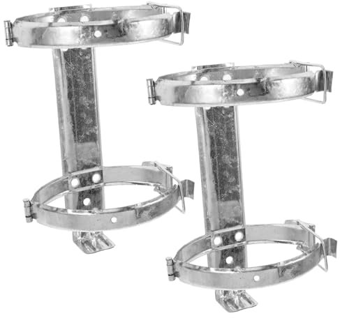 TOPBATHY 2stücke Feuerlöscher Halterung Edelstahl Wandhalterung Stabile Fest Installierbare Halterung Für Auto Zuhause Büro Löschgerät Einfach Montierbar Langlebig Modernes Design