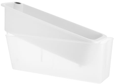 Abaodam Jardinière Étroite Rectangulaire Bac De Plantation pour Herbes Aromatiques avec Fenêtre Transparente pour Arrosage Balcon Terrasse
