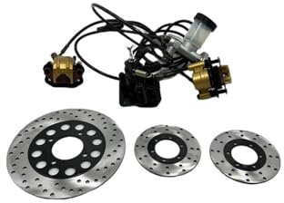 Conjunto de de frenos, pinza, cilindro maestro, disco for kart KD150BRKIT de 150 cc