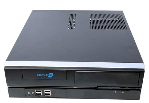 SIMPLETEK - Case PC Chassis Telaio Scocca MicroATX - Ventola posteriore | USB 2.0/3.0 - Slot PCIe | Alimentatore non incluso (Ricondizionato)