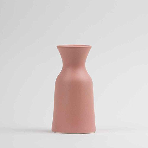 Federica Bubani - Vaso caraffa 0,5L in ceramica opaca rosa made in Faenza - BUB_SEM03S