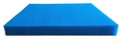 Pondlife Filtermatte Filterschwamm blau, alle Größen von 50x50x2 cm - 100x50x10cm grob, mittel, fein Größe 50x50x2cm grob 10PPI