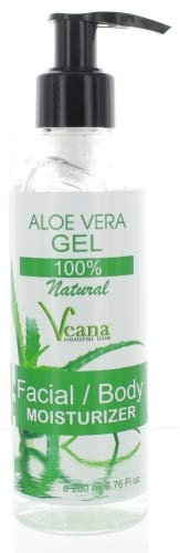 Aloe Vera Gel 100% natural (200ml) gegen Sonnenbrand, Entzündungen und Insektenstiche, wirksam bei Akne, Rosacea, Neurodermitis und Schuppenflechte - PREMIUM Qualität - made in Europe