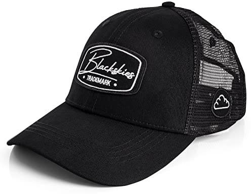 Blackskies Race Baseball Cap | Herrar kvinnor paraply premium snapback truckerkeps keps keps svart röd vit blå, svart, En Storlek