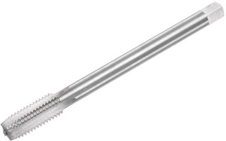 sourcing map Taraud fileté métrique M12 x 1,75 H2 130 mm extra long à cannelure droite filetage fraiseuse tarauds tarauds outil de réparation