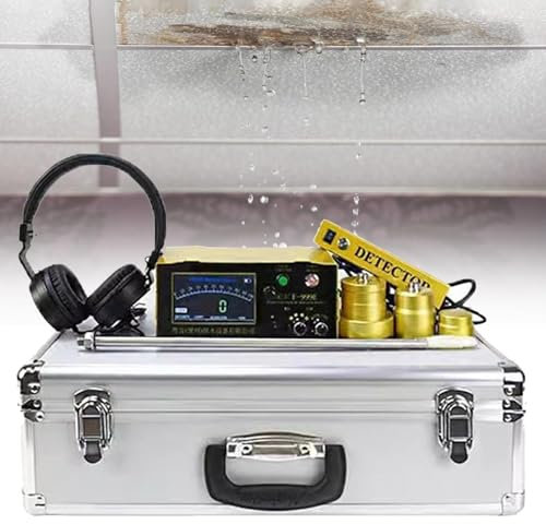YZRDCXM Detectores de Fugas de Agua subterránea, Detector de Fugas de Agua con Auriculares, detección de Fugas en Interiores y Exteriores, Fugas en tuberías de Agua domésticas con calefacción