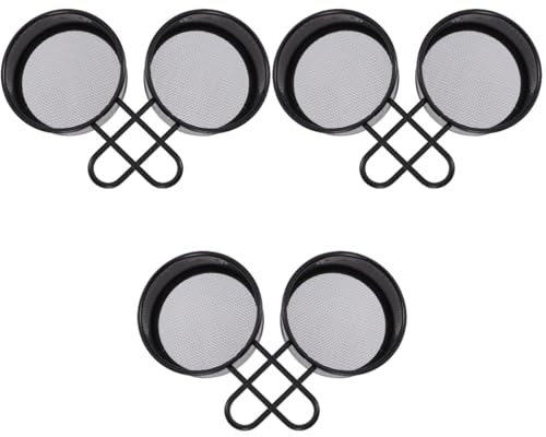 Cabilock 3 Series Mini De Harina Colador De Fregadero De Cocina Freidora De Aire Doble Kitchen Gadgets Accesorios Cocinita Artilugio Para Hornear Cedazo Acero Inoxidable 2 Piezas X 3